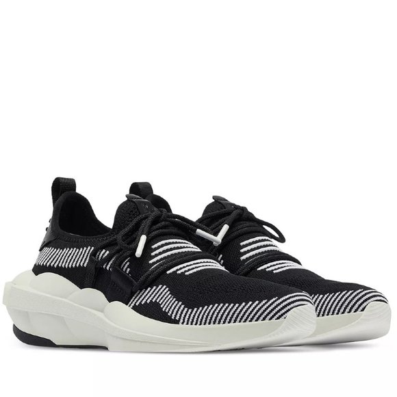 NEW Sorel Size 7.5 Women's Explorer Defy Striped Sneakers - Black - Picture 6 of 6